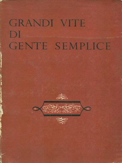 Grandi vite di gente semplice - copertina