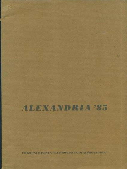 Alexandria '85 - copertina