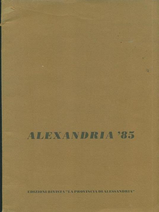 Alexandria '85 - copertina