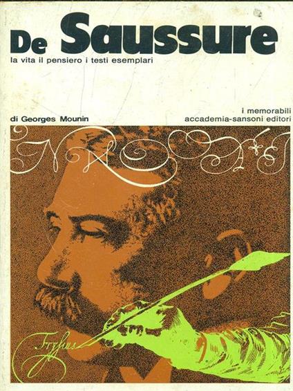 De Saussure - Georges Mounin - copertina