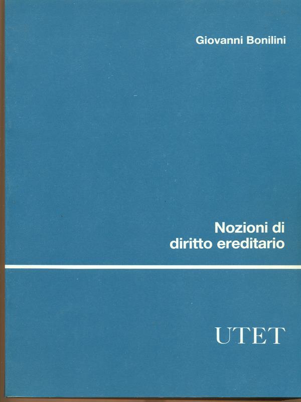 Nozioni di diritto ereditario