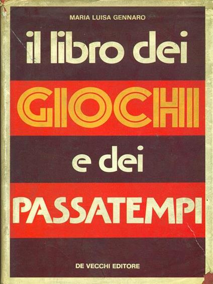 Il libro dei giochi e dei passatempi - copertina