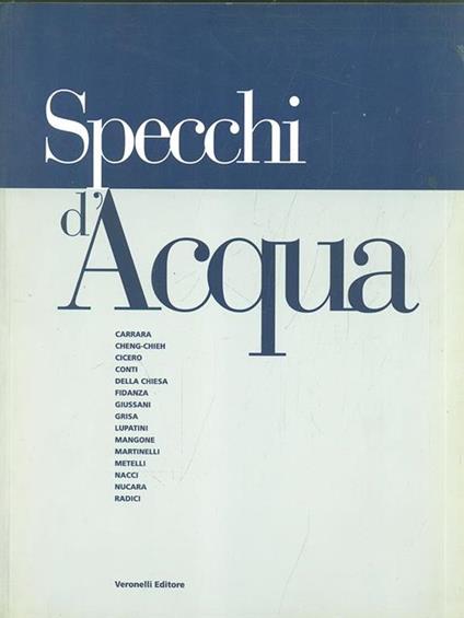 Specchi d'Acqua - copertina