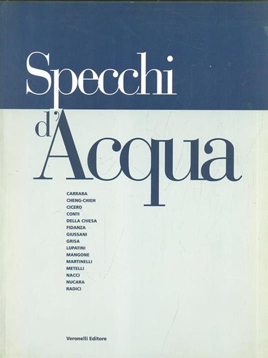 Specchi d'Acqua - copertina