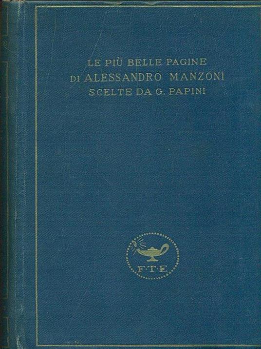 Le più belle pagine di Alessandro Manzoni I - copertina