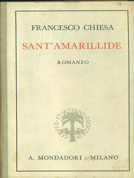 Sant'Amarillide - Francesco Chiesa - copertina