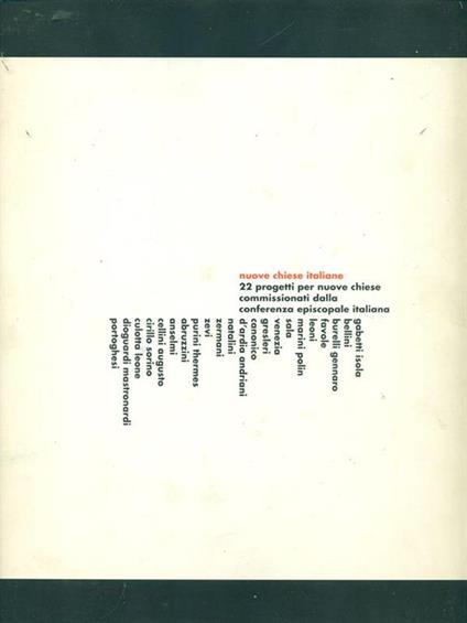 Nuove chiese italiane - copertina