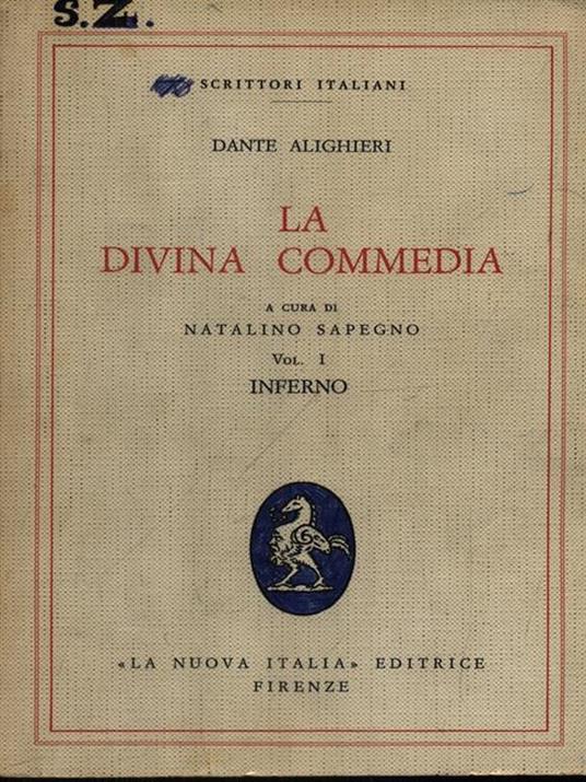 La Divina Commedia - Inferno - Dante Alighieri - copertina