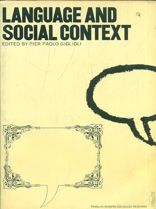 Language and social context