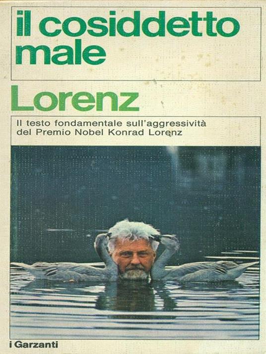 Il cosiddetto male - Konrad Lorenz - copertina