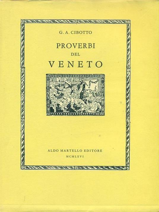 Proverbi del Veneto - copertina