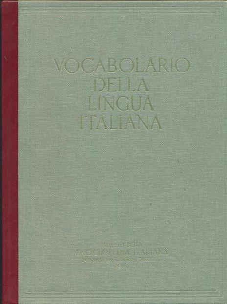 Vocabolario della lingua italiana 5 Volumi - copertina