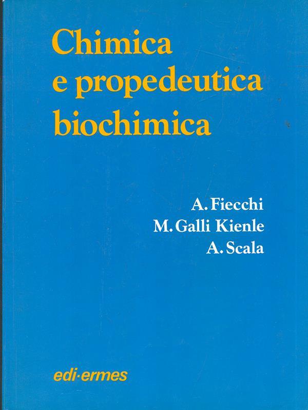 Chimica e propedeutica biochimica