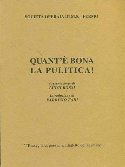Quant'è bona la pulitica! - L. Melano Rossi - copertina