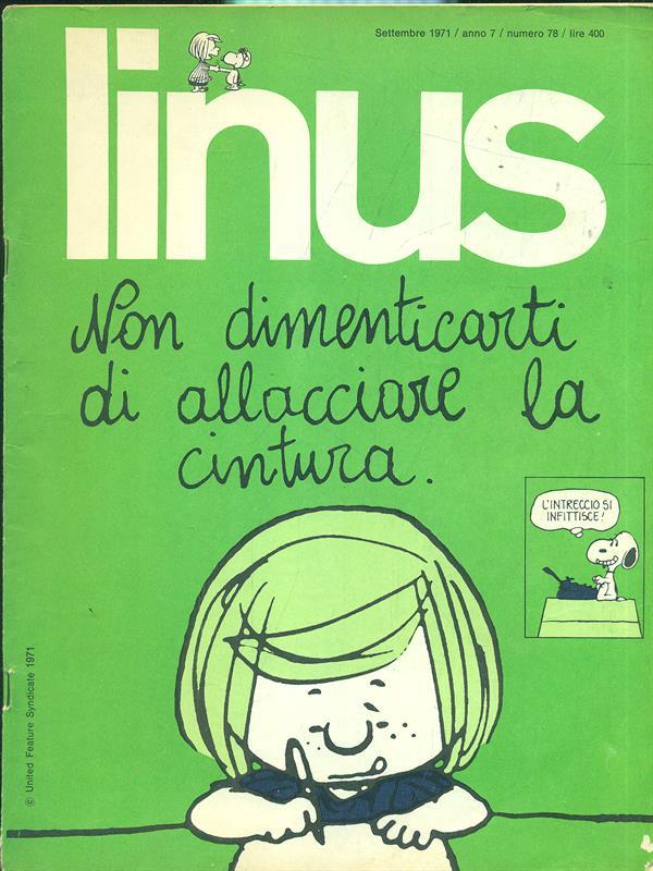 Linus N. 78/Settembre 1971