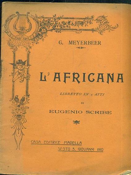 L' africana - copertina