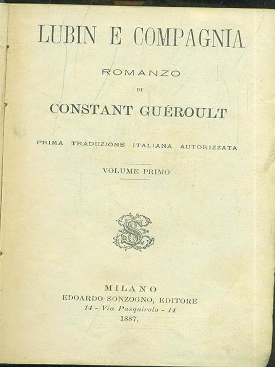 Lubin e compagnia - copertina