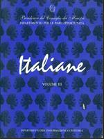 Italiane. Vol. III
