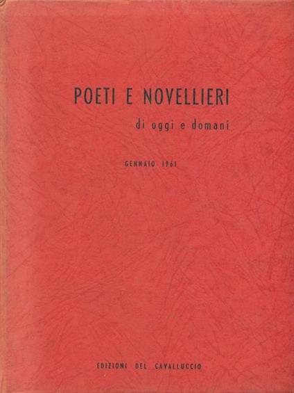 Poeti e novellieri di oggi e domani - copertina