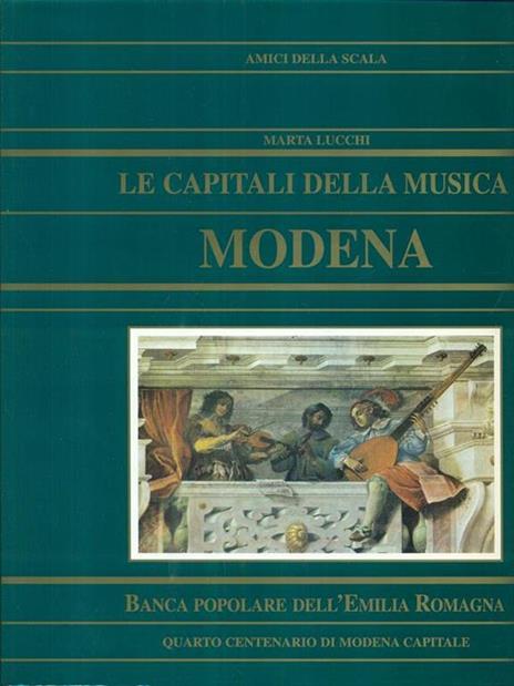 Le capitali della musica Modena - Marta Lucchi - copertina