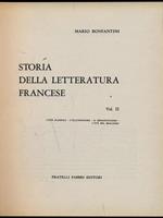 Storia della letteratura francese vol. II