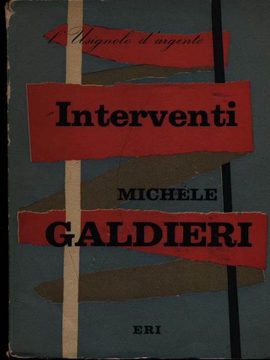 Interventi - Michele Galdieri - copertina