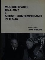 Mostre d'arte 1974-1977 e artisti contemporaneiin Italia