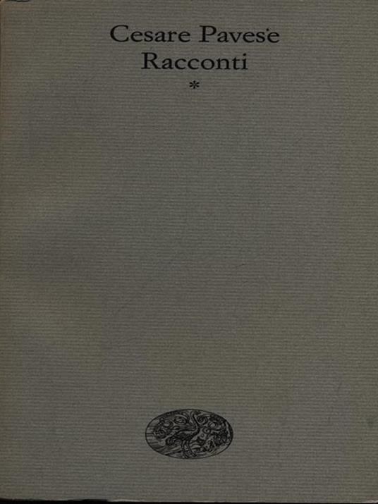 Racconti - Cesare Pavese - copertina