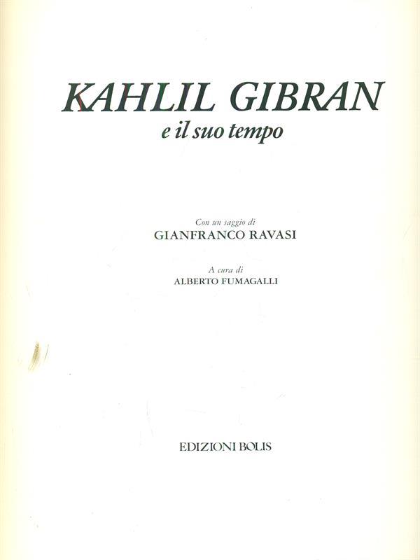 Kahlil Gibran e il suo tempo