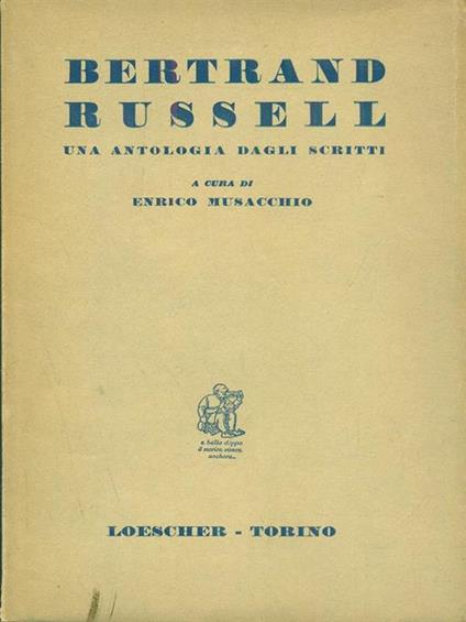 Bertrand Russell - Enrico Musacchio - copertina