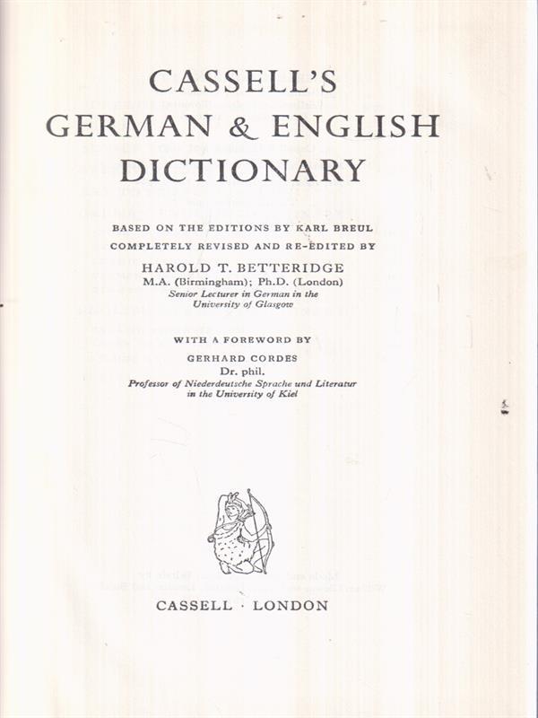 Cassell's German & English dictionary