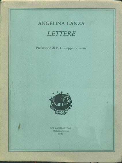 Lettere  - Angelina Lanza Damiani - copertina