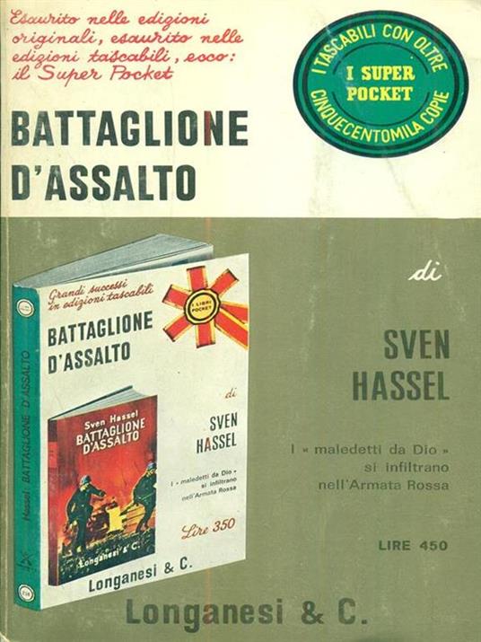 Battaglione d'assalto - Sven Hassel - copertina