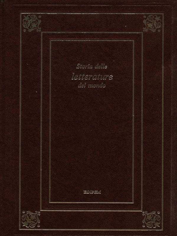 Storia delle letterature del mondo