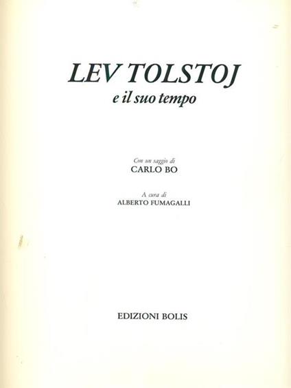 Lev Tolstoj e il suo tempo - Alberto Fumagalli - copertina
