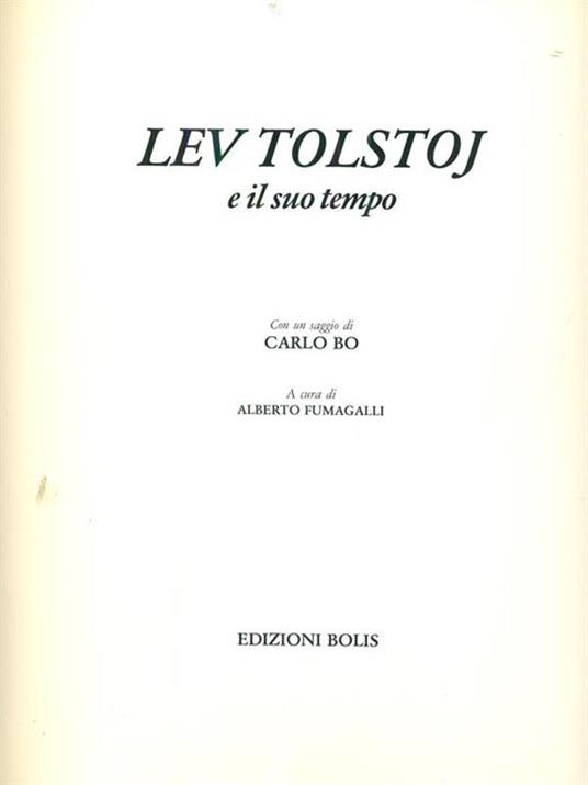 Lev Tolstoj e il suo tempo - Alberto Fumagalli - copertina