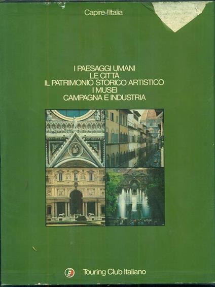 I paesaggi umani le città il patrimonio storico artistico i musei campagna e industria. Cofanetto 10 volumi - copertina