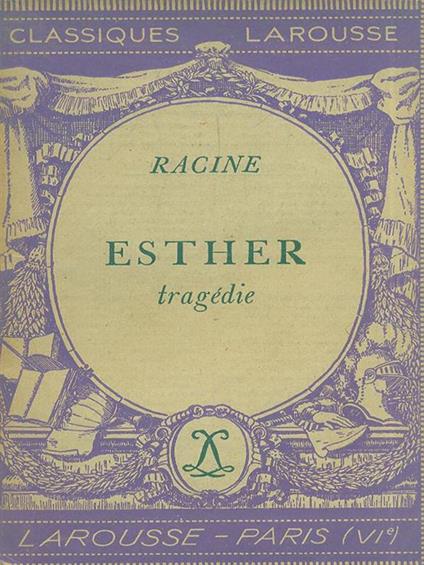 Esther - Jean Racine - copertina