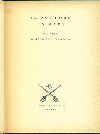 Il dottore in mare - Richard Gordon - copertina