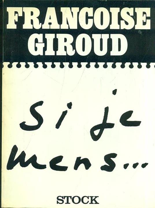 Si je mens... - copertina