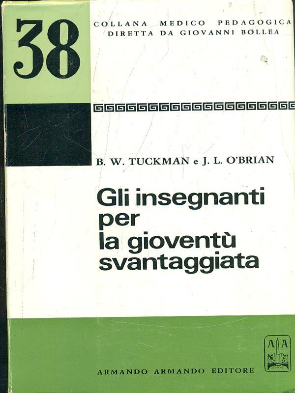 Gli insegnamenti per la gioventù svantaggiata