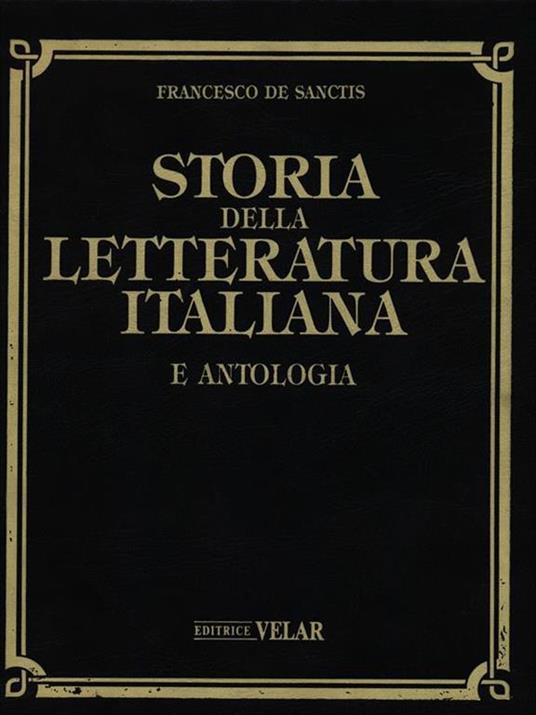 Storia della letteratura italiana e antologia 5vv - copertina