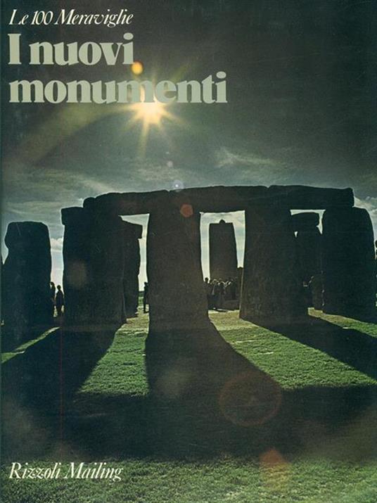 I nuovi monumenti - copertina