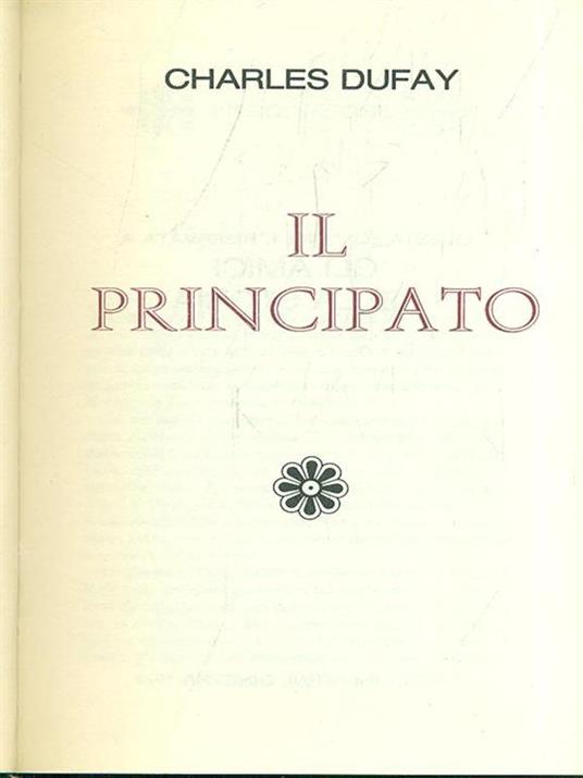 Storia moderna di Roma antica. Il principato - Charles François de Cisternay du Fay - copertina
