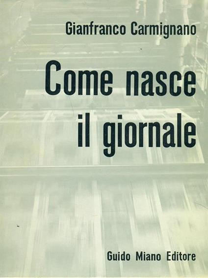 Come nasce il giornale - copertina