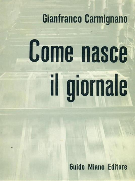 Come nasce il giornale - copertina