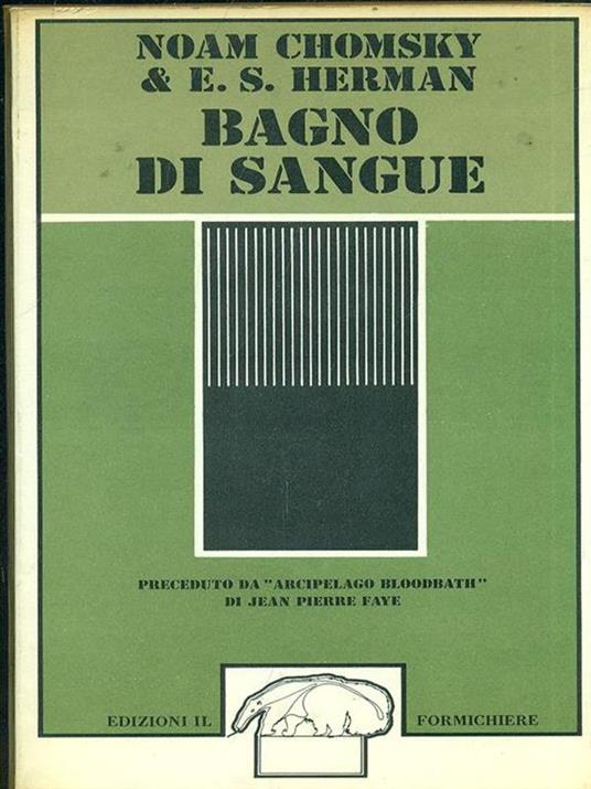 Bagno di sangue - Noam Chomsky,Edward S. Herman - copertina