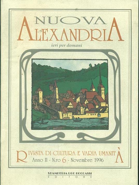 Nuova Alexandria anno II n 6/ novembre 1996 - copertina