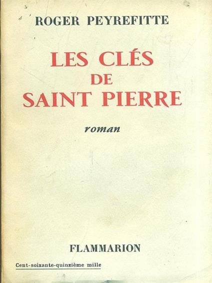 Les cles de Saint Pierre - Roger Peyrefitte - copertina
