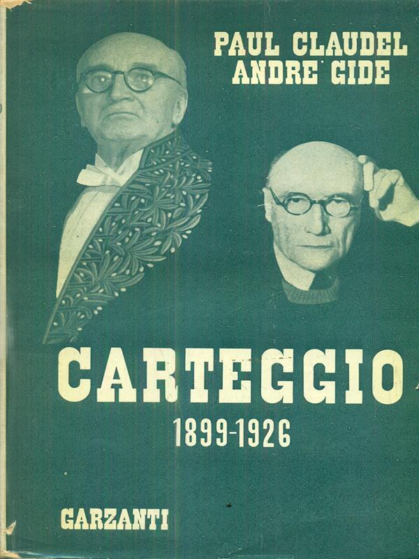 Carteggio 1899-1926